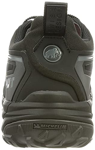 MAMMUT Zapatilla SAENTIS Low, Hombre, Black/Titanium, 44 EU