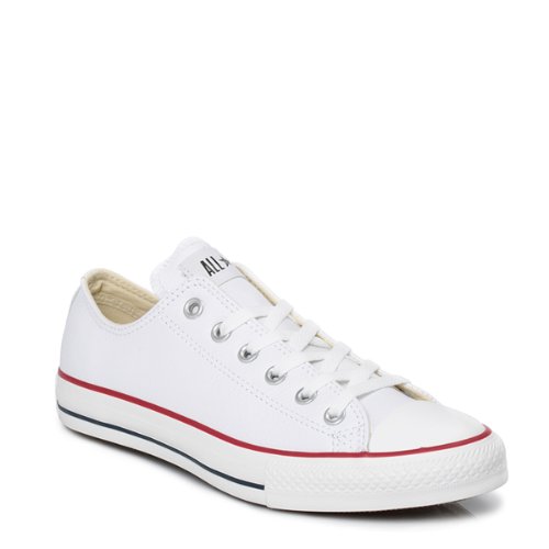 Mandriles Conversar 132173C AS OX clásico Lea Blanca de Cuero Blanco, Converse Schuhe Unisex Sizegroup 10:40