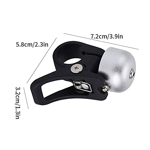 Manillar Bell, Bell De La Bici, con Buen Tono Alto del Camino De Bicicletas De Montaña Bicicletas Cuerno Ciclismo Accesorios M365 Plata