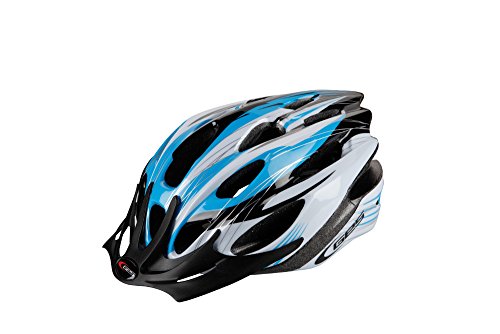  Manufacturas Ges H401Q40 - Casco de Ciclismo Rocket, Color Azul, Negro y Blanco, Talla M (54-58)