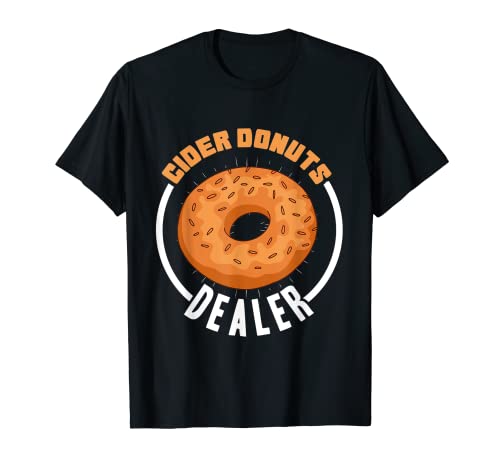 Manzana Sidra Donuts Distribuidor Amante Vendedor De Negocios Ropa De Alimentos Camiseta