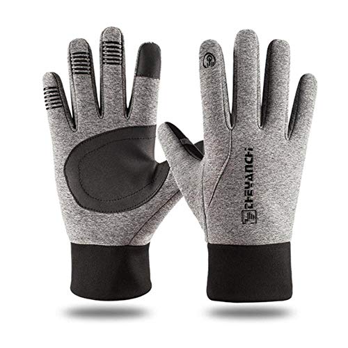 MAPPE Guantes De Invierno Gruesos Y Cálidos para Hombres Deportes para Mujeres Pesca Pantalla Táctil Impermeable Guantes De Ciclismo Al Aire Libre Antideslizantes Esquí, Ceniza De Cáñamo, China