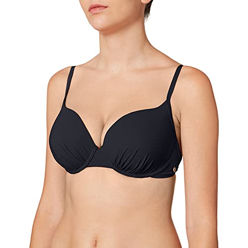 Marc O’Polo Body & Beach Bikini-Top, Schwarz (Blauschwarz 001), Talla Alemana: 80D (Talla Fabricante: 040D) para Mujer