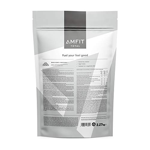 Marca Amazon - Amfit Nutrition Proteína de Suero de Leche en Polvo 2.27kg - Vainilla (anteriormente PBN)