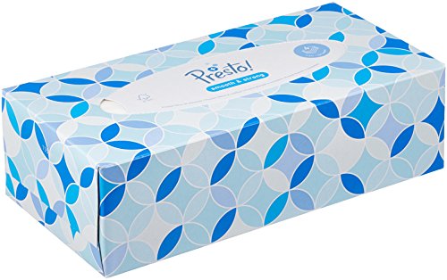 Marca Amazon - Presto! Pañuelos de 4 capas - 12 cajas (12 x 100 pañuelos)