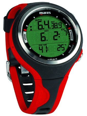 Mares Smart Reloj, Unisex Adulto, Black/Red, One Size