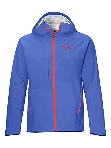 Marmot Evodry Torreys Jacket Chubasquero Rígido, Chaqueta Impermeable, A Prueba De Viento, Impermeable, Transpirable, Hombre, Royal Night, L