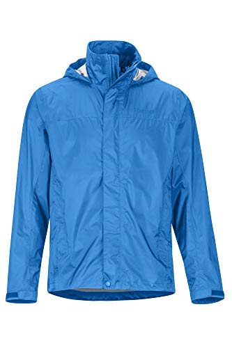 Marmot Precip Eco Jacket Chubasquero Rígido, Chaqueta Impermeable, A Prueba De Viento, Impermeable, Transpirable, Hombre, Classic Blue, S