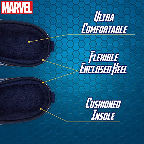 Marvel Zapatillas Casa Hombre, Pantuflas Hombre con Superheroes Capitan America Iron Man Thor y Hulk, Regalos Para Hombre y Adolescente (45, numeric_45)