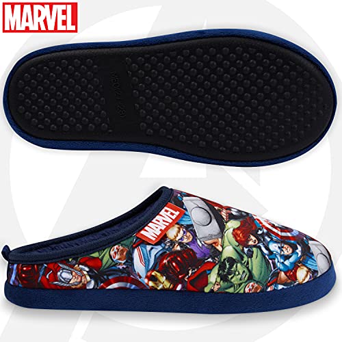 Marvel Zapatillas Casa Hombre, Pantuflas Hombre con Superheroes Capitan America Iron Man Thor y Hulk, Regalos Para Hombre y Adolescente (45, numeric_45)