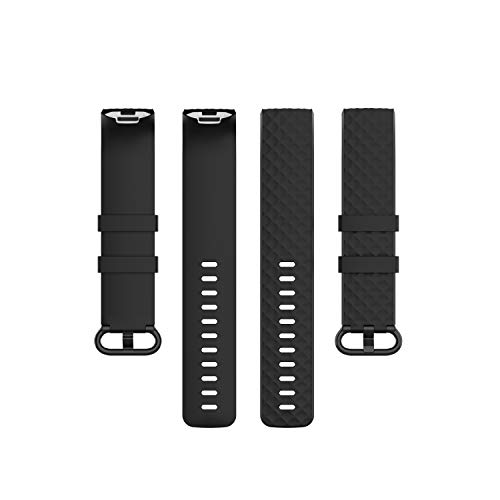 Maspen Correas Compatible para Fitbit Charge 4 Correa/Fitbit Charge 3 Correa Pulsera Reloj Silicona Banda Compatible para Fitbit Charge 4 Correas Mujeres y Hombres