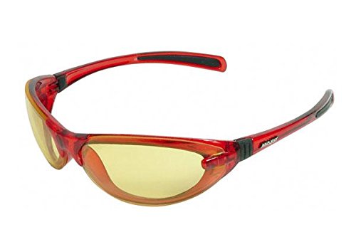 Massi Compact Crystal - Gafas de Ciclismo Unisex, Color Rojo