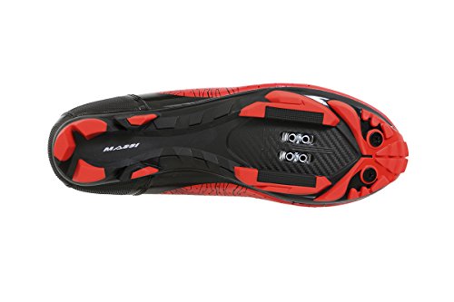 Massi MTB ERGON Red T.39, Zapatillas de Ciclismo de montaña Unisex Adulto, Rojo Rojray, 39 EU