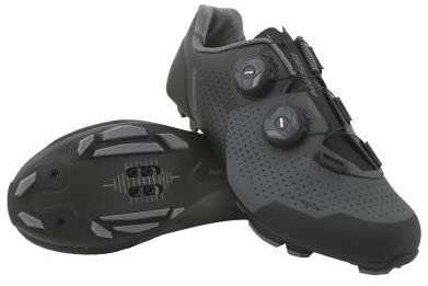 Massi MTB Proteam Carbon, Zapatillas de Ciclismo de montaña Unisex Adulto, Gris, 43 EU