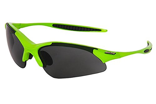 Massi Wind - Gafas de Ciclismo Unisex, Color Verde flúor