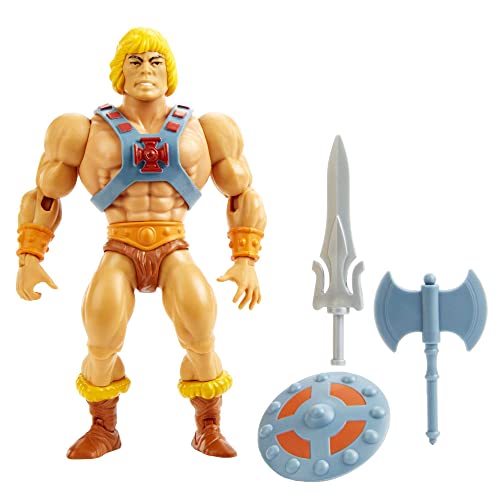 Masters of the Universe Masters del Universo Orígenes Figura He-Man, muñeco articulado de juguete Mattel HGH44