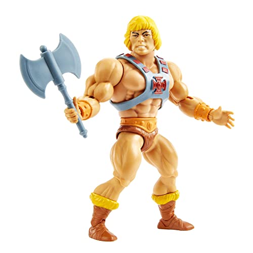 Masters of the Universe Masters del Universo Orígenes Figura He-Man, muñeco articulado de juguete Mattel HGH44