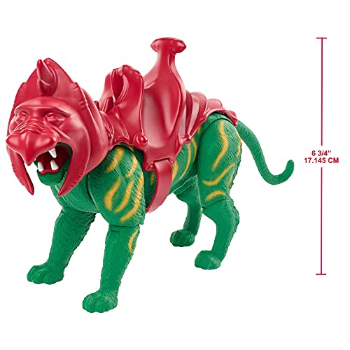 Masters of the Universe Origins Battle Cat, figura de acción para niños y niñas +6 años (Mattel GNN70)