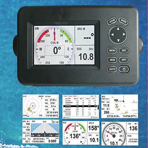 Matsutec HP-528a 4.3 Inch Color LCD Clase B AIS Transpondedor Combo Alta Marine GPS Navigator Marina de Navegación