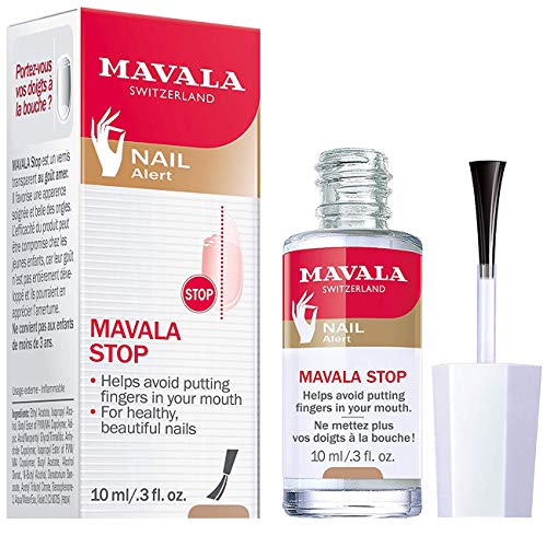 Mavala Stop Esmalte Líquido Amargo para la Uñas Mordidas | Tratamiento para dejar de Morderse las Uñas, 10 ml