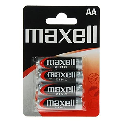 Maxell 4 x AA Single-use battery Zinc-carbono 1,5 V - Pilas (Single-use battery, AA, Zinc-carbono, Cilíndrico, 1,5 V, 4 pieza(s))