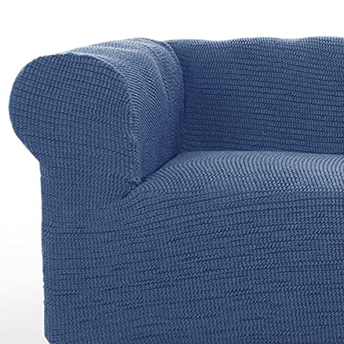 MAXIFUNDAS - Funda de Chester Glamour Azul 1 Plaza