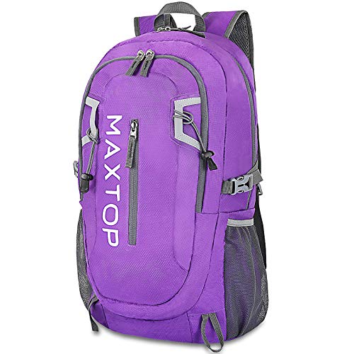 MAXTOP Mochilas ligeras plegables de viaje Unisex Mochila de 40L Mochila de viaje Senderismo Senderismo Mochila impermeable para senderismo Bicicleta Mujeres Hombres