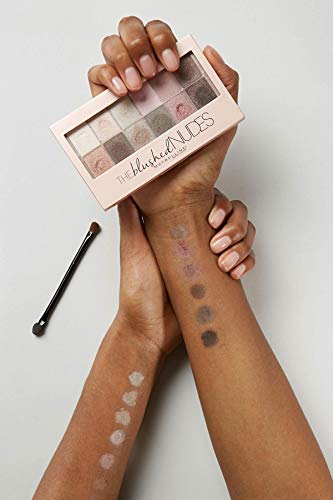 Maybelline New York EyeStudio, Paleta de Sombras de Ojos, 12 Colores, 01 Blushed Nudes