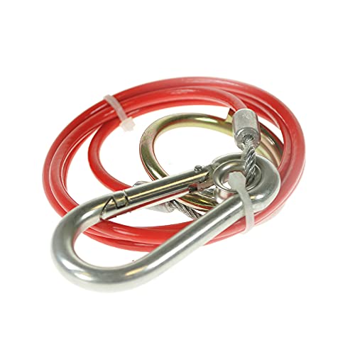 Maypole MP501 - Cable para Remolque (1 m x 3 mm, PVC), Color Rojo