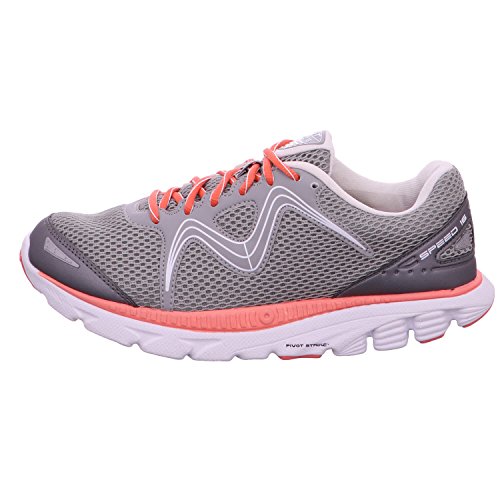 MBT Speed 16 W, Zapatillas de Deporte Mujer, (Cool Gray/Orange/White), 37 EU