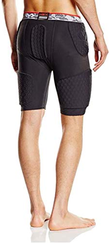 McDavid Hex Pad Wrap Around - Pantalones cortos con amortiguación, color blanco, talla S