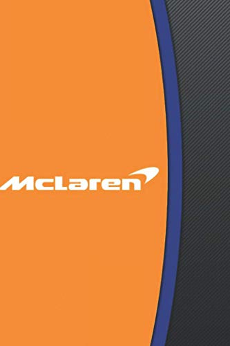 Mclaren F1 Team Logo Notebook: (110 Pages, Lined, 6 x 9)
