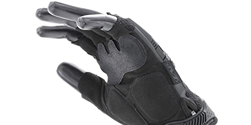 Mechanix Wear - M-Pact Fingerless Coyote Guantes (Medio, Negro), 1 par