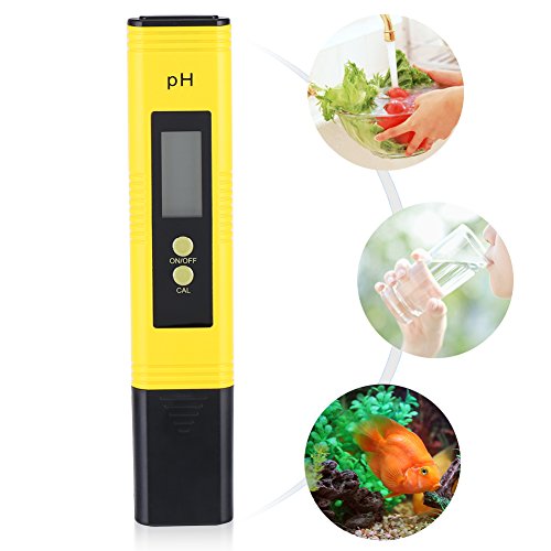 Medidor De Ph Digital,Medidor Ph Y Cloro Piscinas Protable LCD Digital Ph Meter Pen Aquarium Pool Water Wine Tester Tool