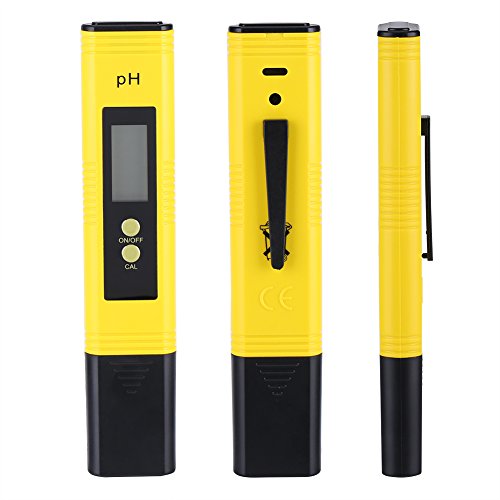 Medidor De Ph Digital,Medidor Ph Y Cloro Piscinas Protable LCD Digital Ph Meter Pen Aquarium Pool Water Wine Tester Tool