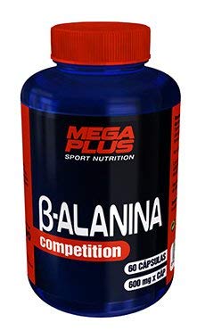 MEGA PLUS B-ALANINA - Complemento alimenticio a base de ß-alanina - 60 Cápsulas