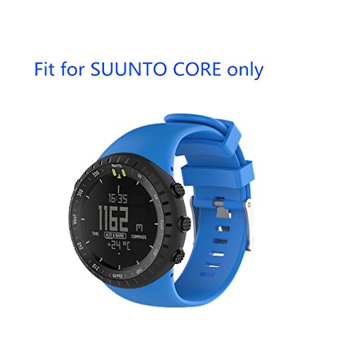 Meiruo Correa para Suunto Core All Black, Reemplazo de Pulsera para Suunto Core All Black (Colour 1)