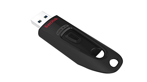 Memoria Flash USB 3.0 SanDisk Ultra de 128 GB, Velocidad de Lectura de hasta 130 MB/s