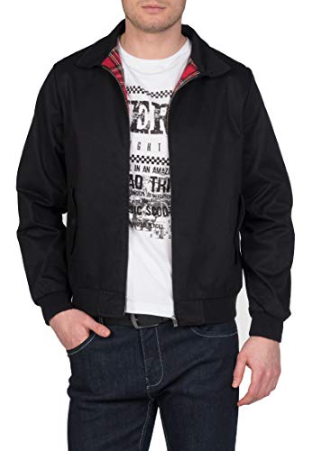 Merc Harrington, Chaqueta de Manga Larga Para Hombre, Negro (Black), Medium