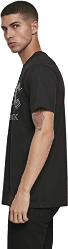 MERCHCODE ACDC Back In tee Camiseta, Negro (Black 00007), XX-Large para Hombre