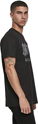 MERCHCODE ACDC Back In tee Camiseta, Negro (Black 00007), XX-Large para Hombre