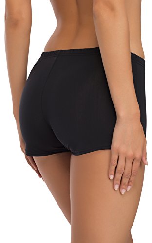 Merry Style Shorts Bañadores Deportivos Trajes de Baño Mujer Modelo L23L1 (Negro (9240), 46)