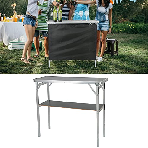 Mesa de Bar Plegable, Mesa de Picnic portátil, multipropósito, Feria Comercial, Mesa de Fiesta, Accesorio de Barra, Muebles para Picnic al Aire Libre, Camping, Pesca, Barbacoa