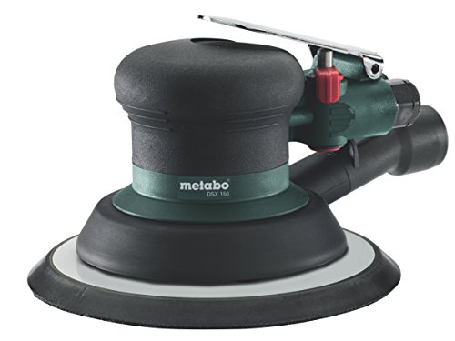 Metabo 601558000 601558000-Lijadora excéntrica neumática DSX 150 Demanda de Aire 550 l/seg, Negro