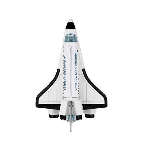 Metal Space Shuttle Pull Back +L-S No Aplica Modelos a Escala, Multicolor (12051A)