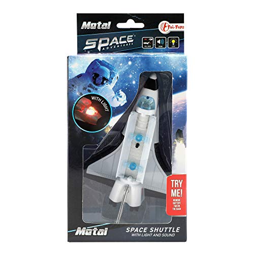 Metal Space Shuttle Pull Back +L-S No Aplica Modelos a Escala, Multicolor (12051A)