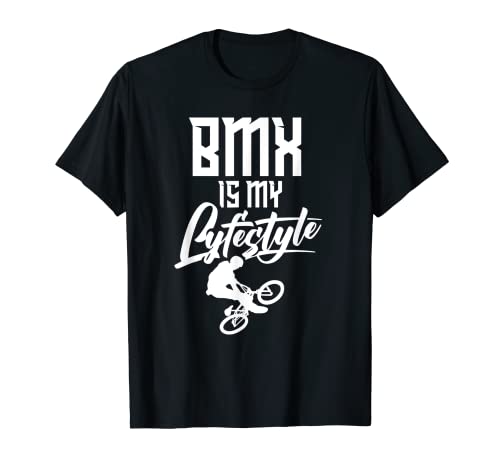 Mi Bmx Is My Lifestyle Rider Biking Bicicleta Freestyle Camiseta