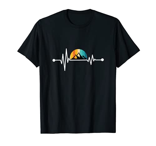 Mi corazón late para las montañas - Mountain Sports Climbers Camiseta