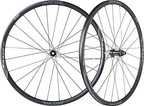 Miche Graff SP Disc Wheels Juego de Ruedas de Grava, Unisex, Negro, Campagnolo