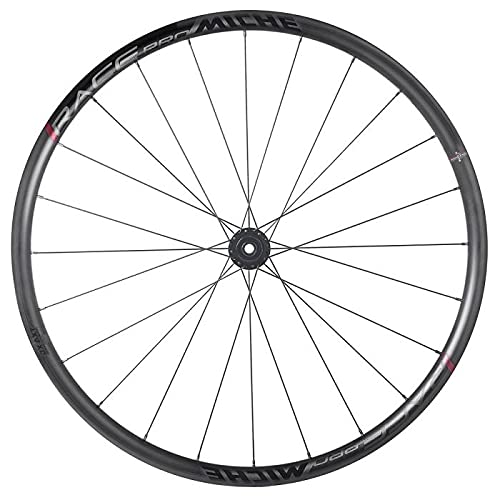 Miche Race DX Wide Profile BT Disc Wheels Juego de Ruedas de Carretera, Unisex, Negro, Campagnolo